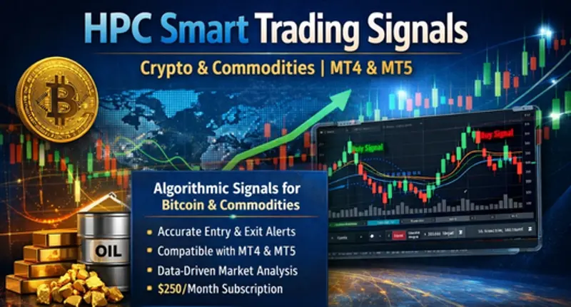 Trading Signals for Crypto & Commodities (MT4 / MT5)
